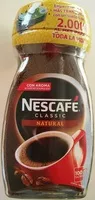 Cantidad de azúcar en Nescafé classic natural