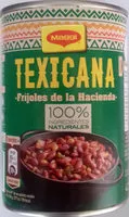 Suhkur ja toitained sees Texicana