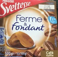 Quantité de sucre dans Ferme et fondant