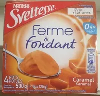 Amount of sugar in Ferme et fondant caramel