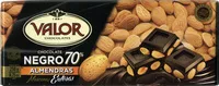 चीनी की मात्रा Chocolate negro 70% con almendras enteras