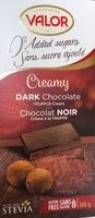 Suhkru kogus sees Chocolat noir truffle cream
