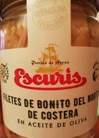 Amount of sugar in Filetes de Bonito del Norte
