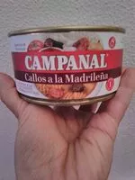Quantité de sucre dans Callos a la Madrileña
