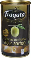 Cantidad de azúcar en Gran selección aceitunas con hueso sabor anchoa