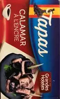 入っている砂糖の量 Tapas Calamar à l'encre