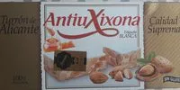 Sokerin määrä sisällä Turron de Alicante