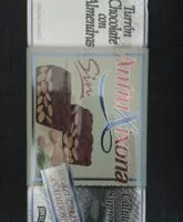 Cantidad de azúcar en Turrón chocolate con almendras