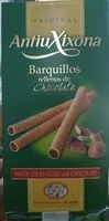 Sokerin määrä sisällä Barquillos de chocolate