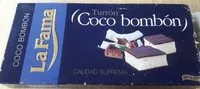 चीनी की मात्रा Coco bombon turron