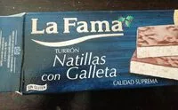 चीनी की मात्रा Turron natillas con galleta