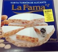 चीनी की मात्रा Tarte au Turrón d'Alicante