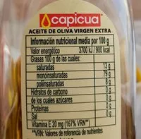 Cantidad de azúcar en Aceite de oliva virgen extra