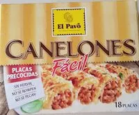 Cantidad de azúcar en Canelones precocidos placas