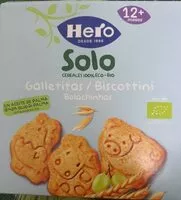 Suhkru kogus sees Solo Biscottini