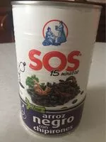 Sokerin määrä sisällä Arroz negro con chipirones