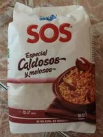 Sokerin määrä sisällä Arroz
