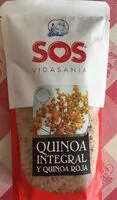 Sokerin määrä sisällä Quinoa Integral et rouge