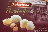 Quantité de sucre dans Pasteles yema