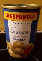 Cantidad de azúcar en Aceitunas verdes rellenas de anchoa suaves
