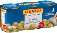 Cantidad de azúcar en Aceitunas suaves rellenas de anchoa pack 3 latas 50 g