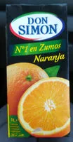 Amount of sugar in Zumo naranja