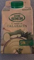 Quantité de sucre dans Crema de calabacin