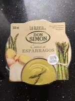 Amount of sugar in Crema de espárragos