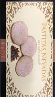 入っている砂糖の量 Pastillas Nevadas