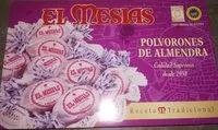 入っている砂糖の量 Polvorenes de almendra