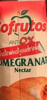 入っている砂糖の量 Nectar de granada