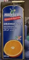 Quantité de sucre dans Orange Juice Molinera