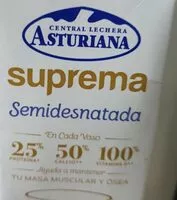 Amount of sugar in Leche Suprema Semidesnatada