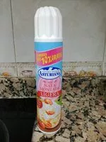 Amount of sugar in Nata montada ligera spray