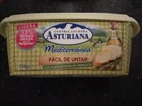 Amount of sugar in Mantequilla mediterránea con aceite de oliva