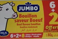 Sucre et nutriments contenus dans Jumbo