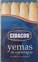 Zuckermenge drin Yemas de espárragos
