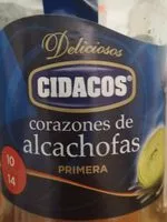 Sokerin määrä sisällä Corazones de alcachofas