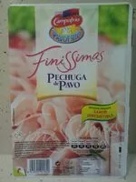 Quantité de sucre dans Finissimas, pechuga de pavo