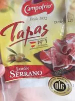 चीनी की मात्रा Tapas Jamón Serrano