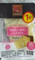 Sokerin määrä sisällä Queso tierno reducido grasaelaborado con leche