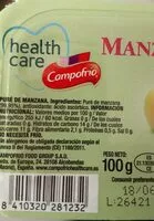 Quantité de sucre dans Puré de manzana