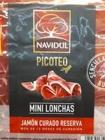 Sokerin määrä sisällä Jamón curado reserva