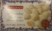 चीनी की मात्रा Almendras rellenas