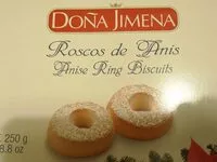 चीनी की मात्रा Roscos de anís