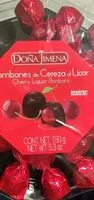 चीनी की मात्रा Bombones de cereza al licor