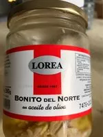 Sucre et nutriments contenus dans Lorea