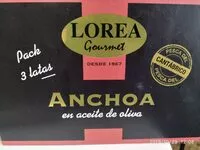 Cantidad de azúcar en Anchoa en aceite de oliva