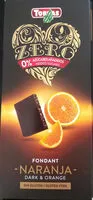 Количество сахара в Chocolate negro fondant con naranja