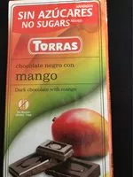 Suhkru kogus sees dark & mango